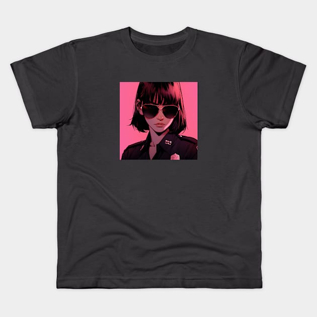 The cop Kids T-Shirt by obstinator